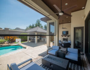 MotionScreen retractable patio shades