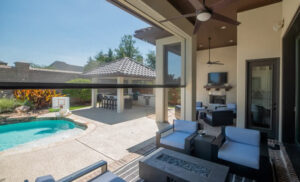 MotionScreen retractable patio shades